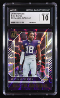 Justin Jefferson 2024 Donruss The Elite Series #30 (CGC 10) at PristineAuction.com