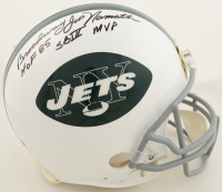 "Broadway" Joe Namath Signed Jets Authentic On-Field Full-Size Helmet Inscribed "HOF 85 / SBIII MVP"  (Beckett & PSA) at PristineAuction.com