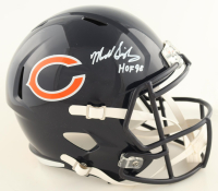 Mike Singletary Signed Bears Full-Size Speed Helmet Inscribed "HOF 98" (JSA) at PristineAuction.com