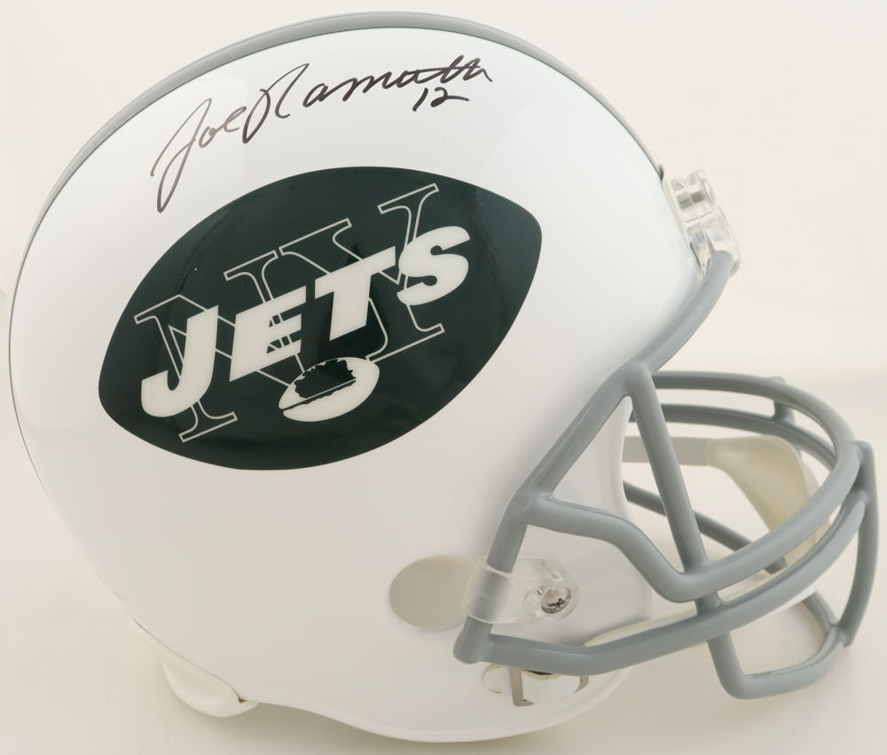 Joe Namath Signed Jets Full-Size Helmet (AIV) at PristineAuction.com Joe Namath Signed Jets Full-Size Helmet (AIV) at PristineAuction.com
