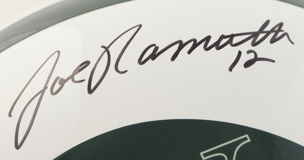 Joe Namath Signed Jets Full-Size Helmet (AIV) at PristineAuction.com Joe Namath Signed Jets Full-Size Helmet (AIV) at PristineAuction.com