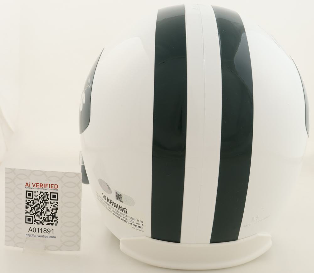 Joe Namath Signed Jets Full-Size Helmet (AIV) at PristineAuction.com Joe Namath Signed Jets Full-Size Helmet (AIV) at PristineAuction.com