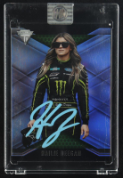 Hailie Deegan Signed 2022 Panini Chronicles Titanium Silver Prizm #16 (Deegan) at PristineAuction.com