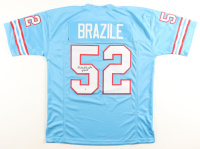 Robert Brazile Signed Jersey Inscribed "HOF 18" (JSA) at PristineAuction.com