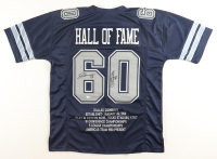 Drew Pearson & Randy White Signed Team Highlight Stat Jersey (JSA) at PristineAuction.com