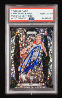 Lauri Markkanen Signed 2017-18 Panini Prizm Prizms Fast Break #247 RC (PSA | Autograph Graded 10) at PristineAuction.com