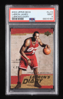 LeBron James 2003-04 Upper Deck LeBron's Diary #LJ13 RC (PSA 9) at PristineAuction.com