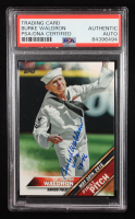 Burke Waldron Signed 2016 Topps Update First Pitch #FP8 Inscribed "WW2 43-46" (PSA) at PristineAuction.com