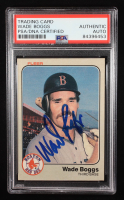 Wade Boggs Signed 1983 Fleer #179 RC (PSA) at PristineAuction.com
