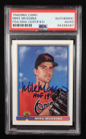 Mike Mussina 1991 Bowman #97 RC Inscribed "HOF 19" (PSA) at PristineAuction.com