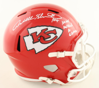 Will Shields Signed Chiefs Full-Size Speed Helmet Inscribed "HOF" & "Never Missed A Game" (JSA) at PristineAuction.com