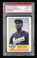 Michael Jordan 1994 Birmingham Barons Fleer/ProCards #633 RC / Barons Fully Visible On Jersey (PSA 9) at PristineAuction.com