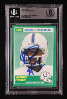 Andre Rison Signed 1989 Score #272 RC (BGS Authentic) at PristineAuction.com