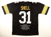 Donnie Shell Signed Career Highlight Stat Jersey Inscribed "HOF 20" (JSA) at PristineAuction.com