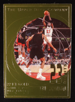 Michael Jordan 1996-97 Upper Deck 23 Nights The Jordan Experience 22KT Gold Card at PristineAuction.com