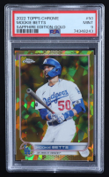 Mookie Betts 2022 Topps Chrome Sapphire Gold Refractors #50 #01/50 (PSA 10) at PristineAuction.com