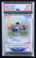 Bobby Miller 2023 Panini Flawless Flawless Achievements Autographs #34 RC #12/25 (PSA 9 | Autograph Graded 10) at PristineAuction.com