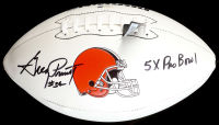 Greg Pruitt Signed Browns Logo Football Inscribed "5x Pro Bowl" (JSA) at PristineAuction.com