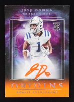Josh Downs 2023 Panini Origins Rookie Autographs Orange #25 RC #03/75 at PristineAuction.com