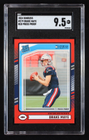 Drake Maye 2024 Donruss Press Proof Red #379 RR RC (SGC 9.5) at PristineAuction.com