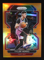 Tyler Herro 2021-22 Panini Prizm Prizms Orange #227 #49/49 at PristineAuction.com