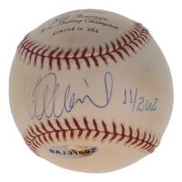 Ichiro Suzuki Signed LE OML Career Stat Engraved Baseball (MLB, UDA & PSA) at PristineAuction.com