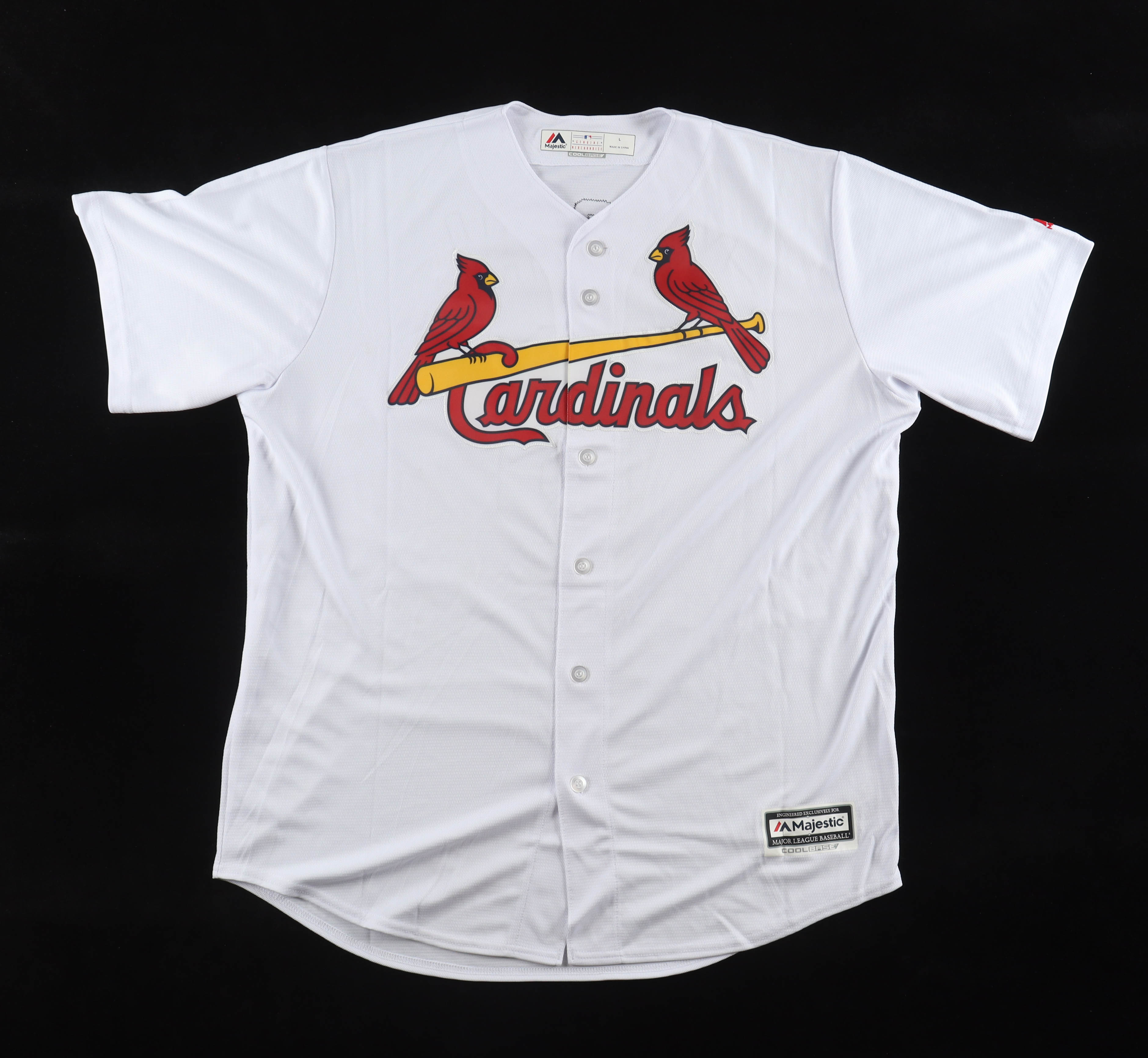 Stan Musial Signed Cardinals Majestic Authentic Jersey Inscribed "3630" (PSA) at PristineAuction.com Stan Musial Signed Cardinals Majestic Authentic Jersey Inscribed "3630" (PSA) at PristineAuction.com