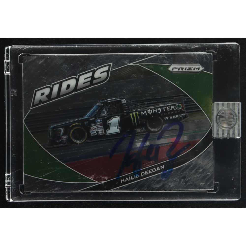 Hailie Deegan Signed 2022 Panini Rides #65 (Deegan) at PristineAuction.com