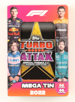 2022 Topps Official Formula 1 Turbo Attax Trading Card Game Mega Tin With (66) Cards at PristineAuction.com