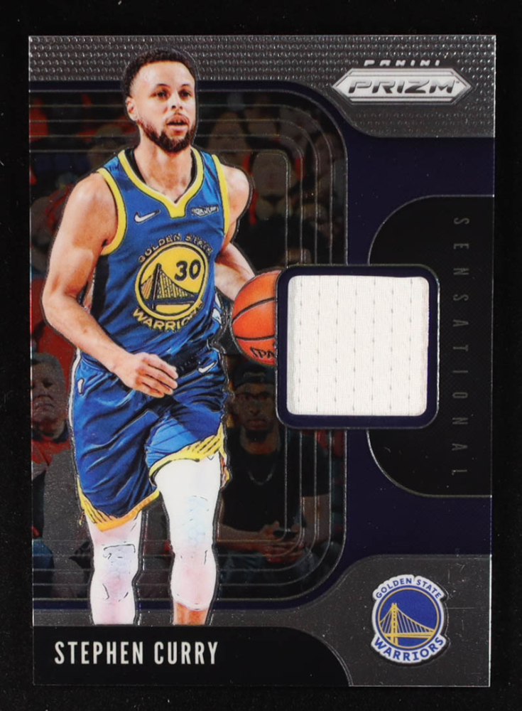 Stephen Curry 2019-20 Panini Prizm Sensational Swatches #93