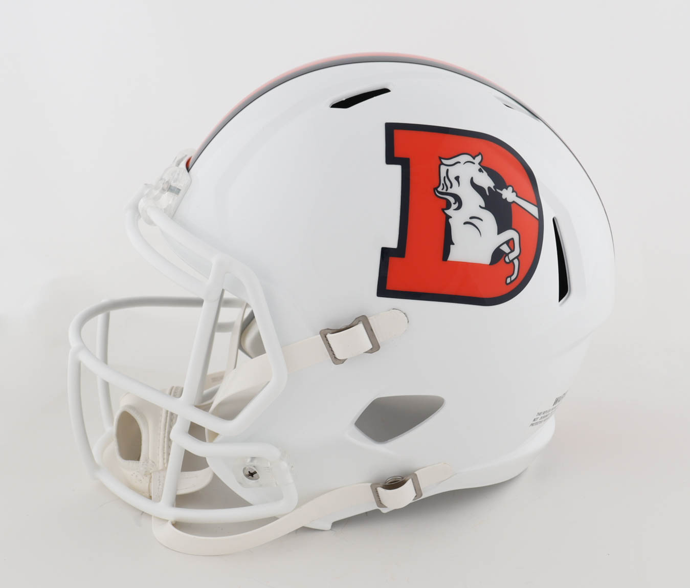 Steve Atwater Signed Broncos Full-Size Throwback Alternate Speed Helmet (JSA) at PristineAuction.com Steve Atwater Signed Broncos Full-Size Throwback Alternate Speed Helmet (JSA) at PristineAuction.com