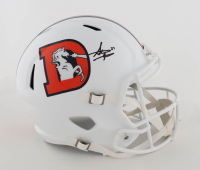 Steve Atwater Signed Broncos Full-Size Throwback Alternate Speed Helmet (JSA) at PristineAuction.com