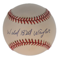 "Wild Bill" Wright Signed OAL Baseball (PSA) at PristineAuction.com