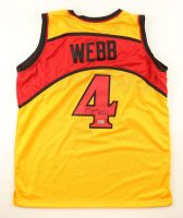 Spud Webb Signed Jersey (Beckett) at PristineAuction.com