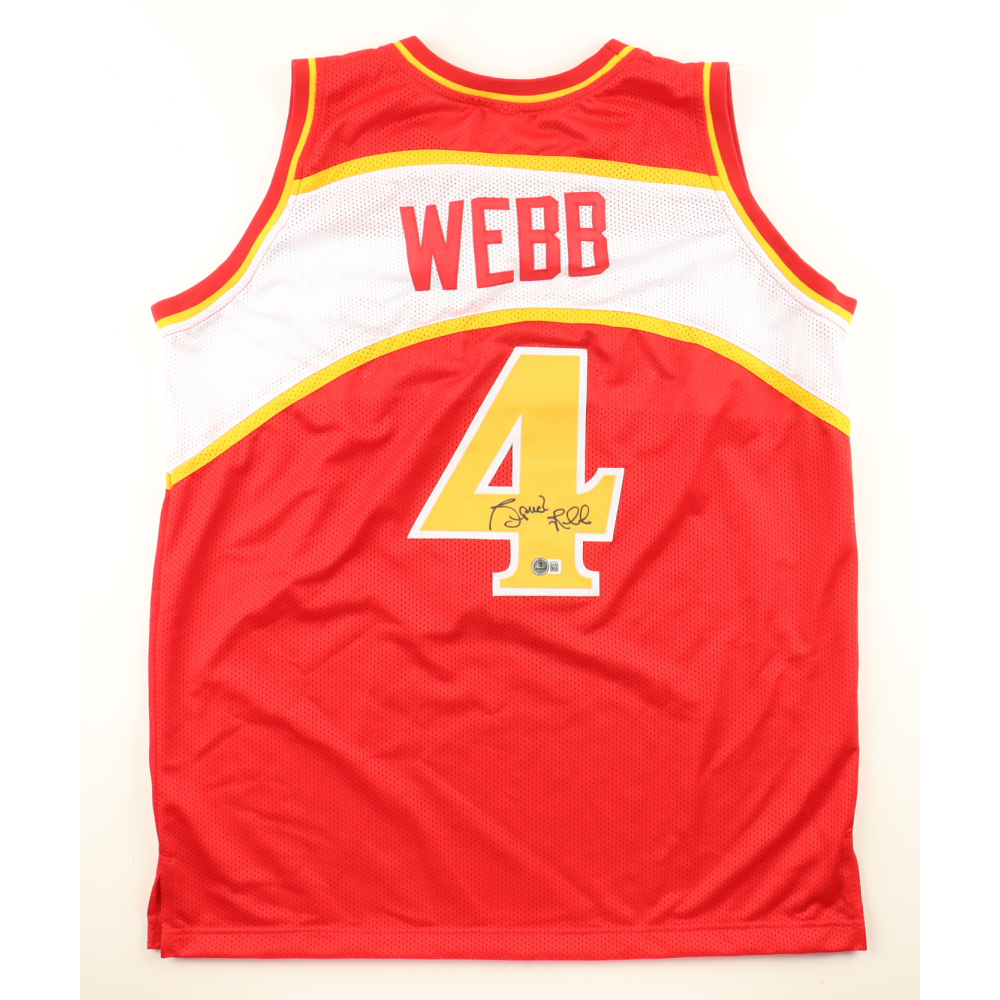 Spud Webb Signed Jersey (Beckett) at PristineAuction.com