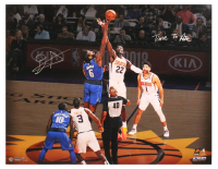 Deandre Ayton Signed LE Suns 16x20 Photo Inscribed "Time To Rise" (Game Day Legends & Steiner) at PristineAuction.com