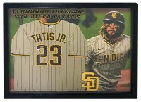 Fernando Tatis Jr. Signed Padres Custom Framed Jersey Display (JSA) at PristineAuction.com