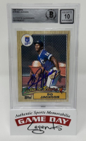 Bo Jackson Signed 1987 Topps #170 RC (BGS | Autograph Graded 10) at PristineAuction.com