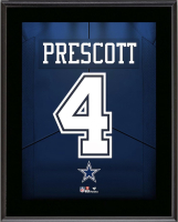 Dak Prescott Cowboys Jersey Number Framed Plaque at PristineAuction.com