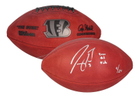 Joe Burrow Signed LE Official NFL "The Duke" Bengals Logo Football Inscribed "2020 #1 Pick" (Fanatics) at PristineAuction.com