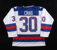 Jim Craig Signed Jersey Inscribed "1980 Gold" (Beckett) at PristineAuction.com