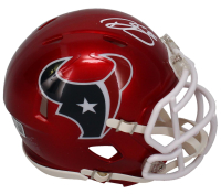 Dalton Schultz Signed Texans Flash Alternate Speed Mini Helmet (Beckett) at PristineAuction.com