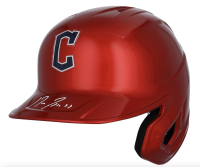 Jose Ramirez Signed Guardians Full-Size Chrome Alternate Batting Helmet (Fanatics) at PristineAuction.com
