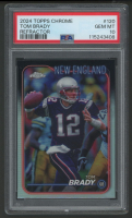 Tom Brady 2024 Topps Chrome Refractor #120 (PSA 10) at PristineAuction.com