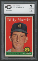 Billy Martin 1958 Topps #271 (BCCG 9) at PristineAuction.com