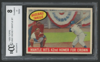 Mickey Mantle 1959 Topps #461 Baseball Thrills (BCCG 8) at PristineAuction.com