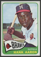 Hank Aaron 1965 Topps #170 at PristineAuction.com
