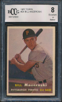 Bill Mazeroski 1957 Topps #24 RC (BCCG 8) at PristineAuction.com