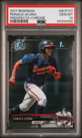 Ronald Acuna 2017 Bowman Chrome Prospects #BP127 RC (PSA 10) at PristineAuction.com