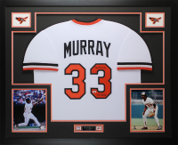 Eddie Murray Signed Custom Framed Jersey Display Inscribed "HOF 2003" (Beckett) at PristineAuction.com
